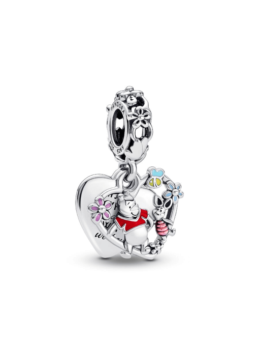 Disney Winnie the Pooh & Piglet Double Dangle Charm - Image 3