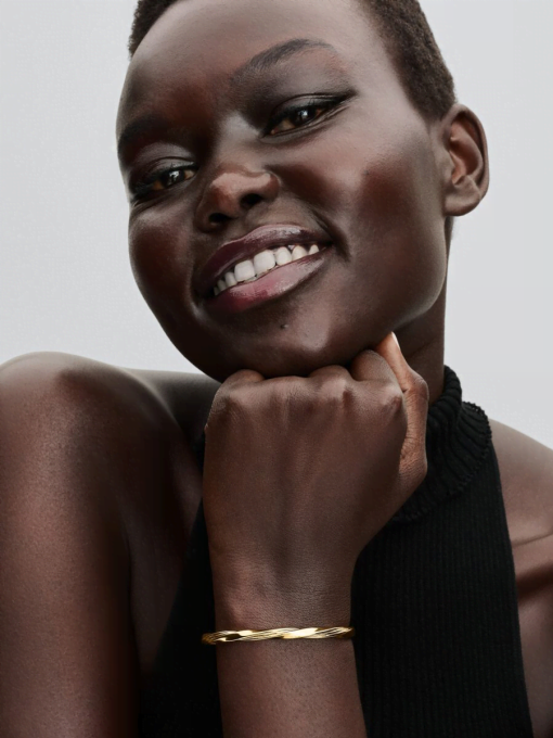 Twisted Open Bangle - Image 4