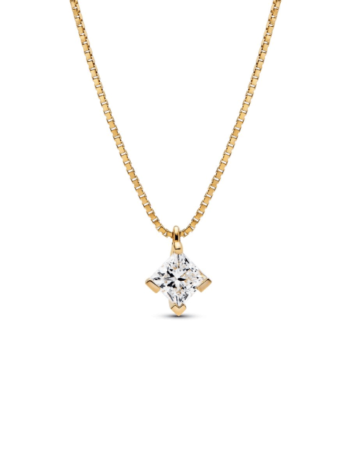 Pandora Nova 14k Gold Lab-grown Diamond Pendant Necklace