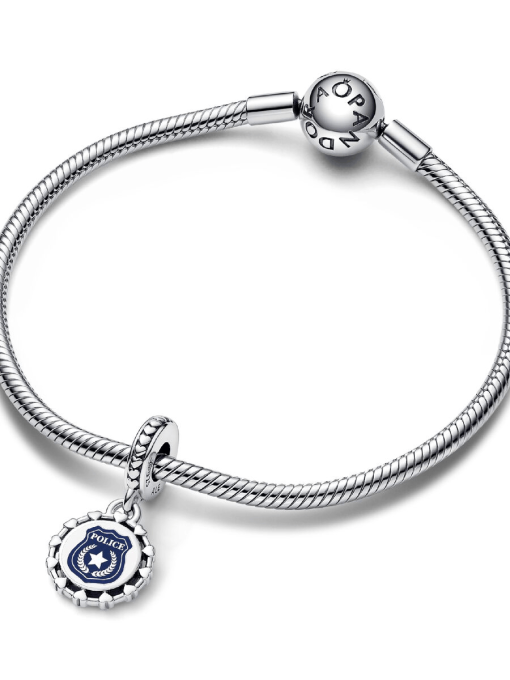 Engravable Police Dangle Charm - Image 4