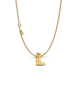 Letter L Charm Necklace