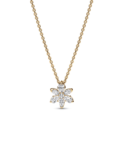 Sparkling Herbarium Cluster Pendant Necklace
