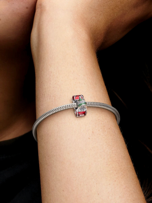 Festive Car & Christmas Tree Charm - Image 2