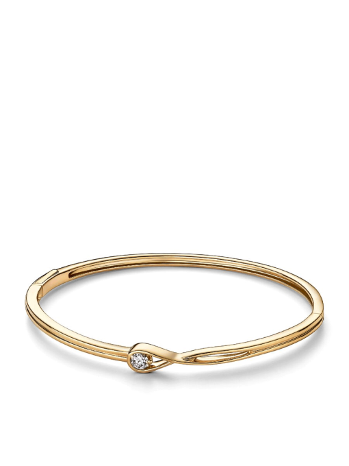 Pandora Infinite 14k Gold Lab-grown Diamond Bangle