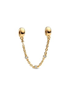 Triple Clear Stone Safety Chain