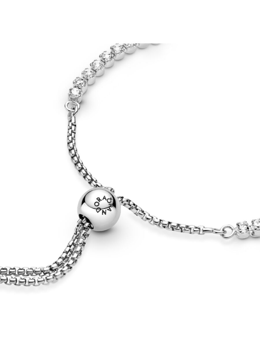 Sparkling Slider Tennis Bracelet - Image 5