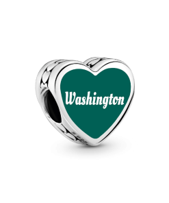 Washington State Scene Heart Charm