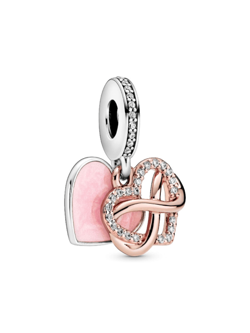 Sparkling Infinity Heart Dangle Charm - Image 8