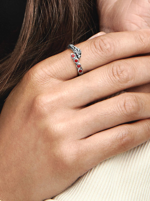 FINAL SALE - Game of Thrones Dragon Sparkling Ring - Image 2
