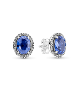 Sparkling Statement Halo Stud Earrings