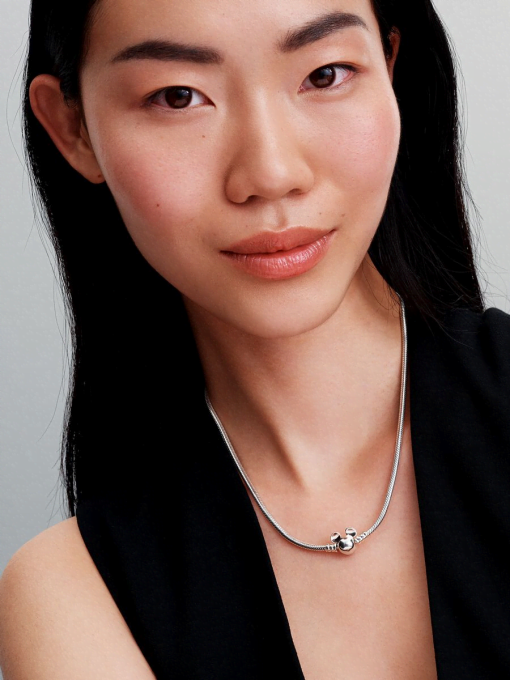 Disney Mickey Mouse Snake Chain Necklace - Image 4