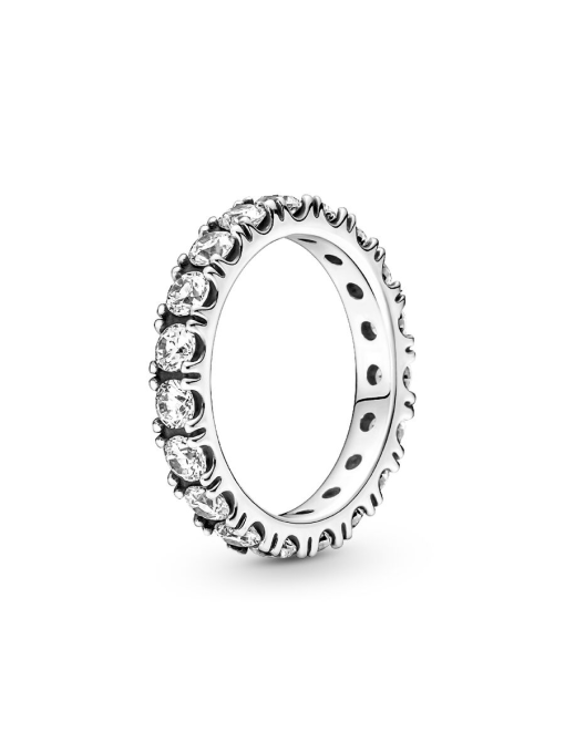 Sparkling Row Eternity Ring