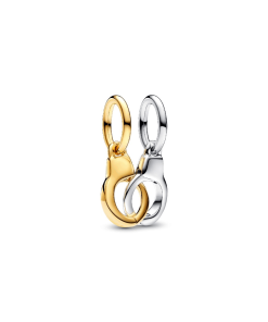 Openable & Splittable Handcuffs Dangle Charm