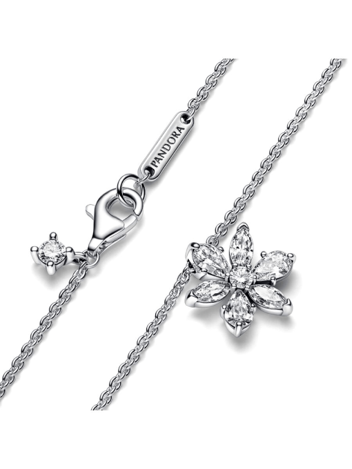 Sparkling Herbarium Cluster Pendant Necklace - Image 4