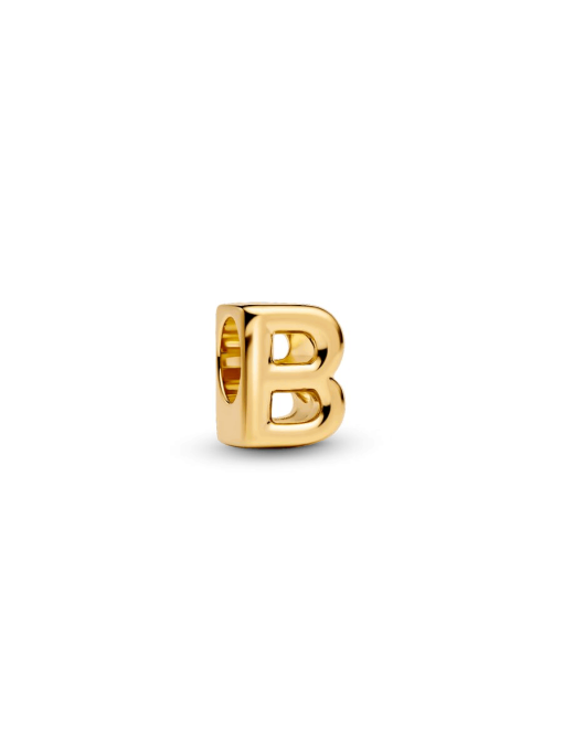 Letter B Charm Necklace - Image 3