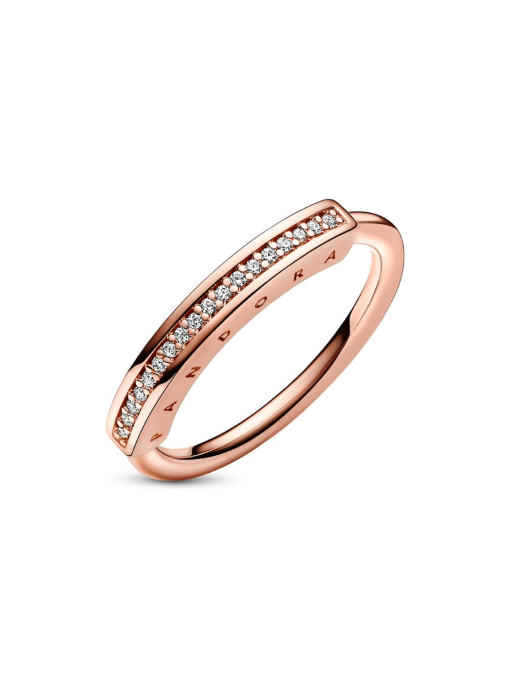 FINAL SALE - Pandora Signature I-D Pave Ring - Image 6