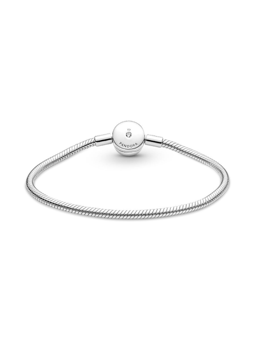 Pandora Moments Halo Snake Chain Bracelet - Image 6