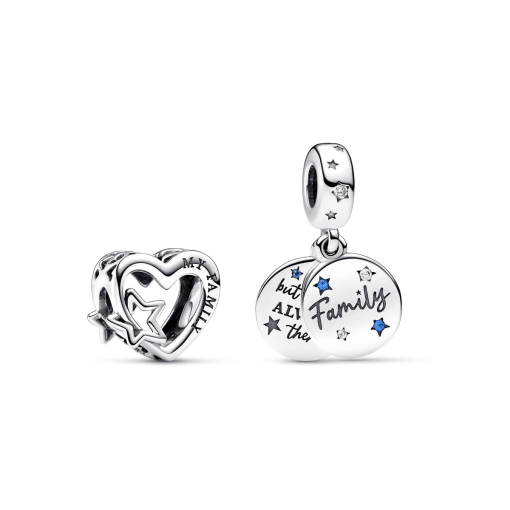 My Family My Universe Charm Duo