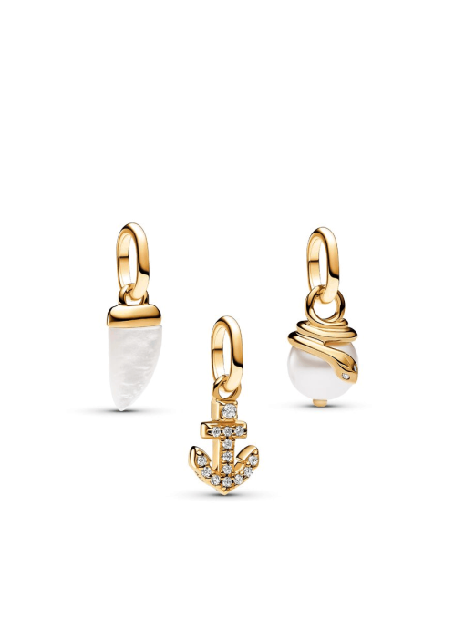 Pandora ME Nautical Anchor Charm Trio