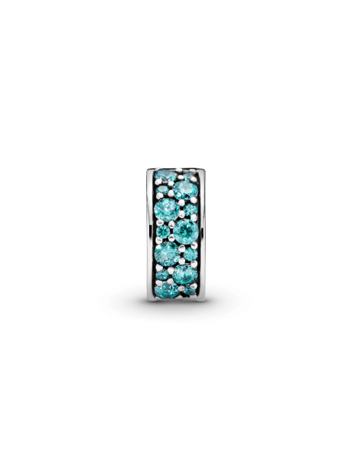 Teal Pavee Clip Charm - Image 5