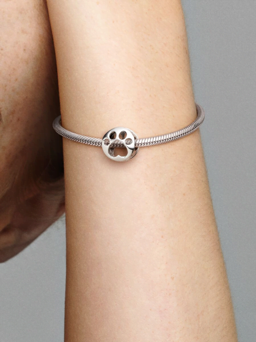 Openwork Paw Print Charm - Image 2