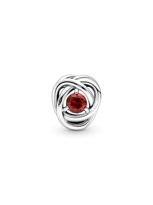 July True Red Eternity Circle Charm - Image 6