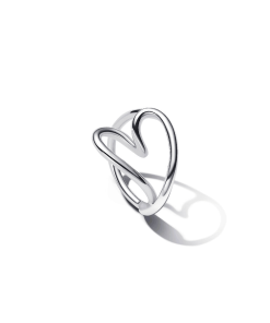 Organically Shaped Heart Ring