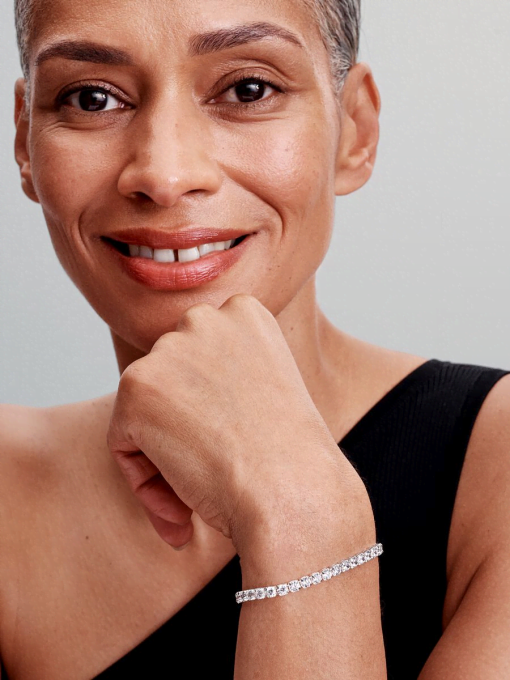 Sparkling Bold Tennis Bracelet - Image 4