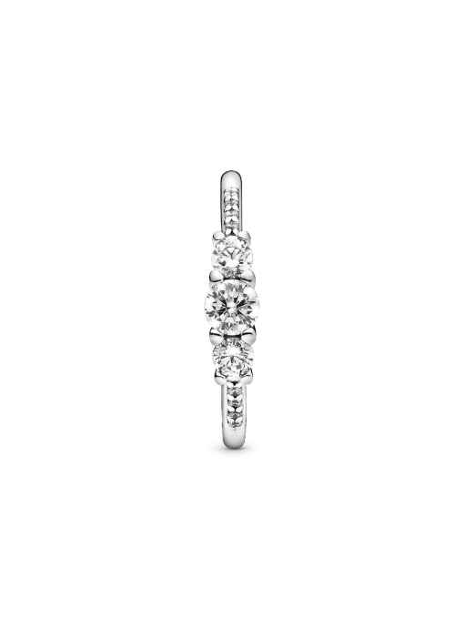 Clear Three-Stone Ring - Image 7