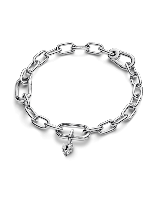 Pandora ME Keyhole Heart Mini Dangle Charm - Image 7