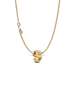 Letter S Charm Necklace
