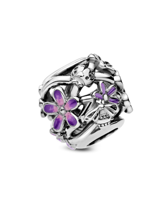 Openwork Purple Daisy Charm - Image 7