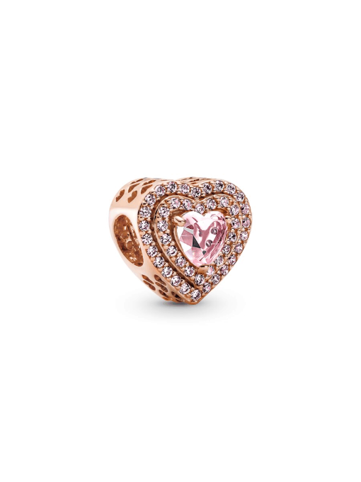 Sparkling Levelled Heart Charm