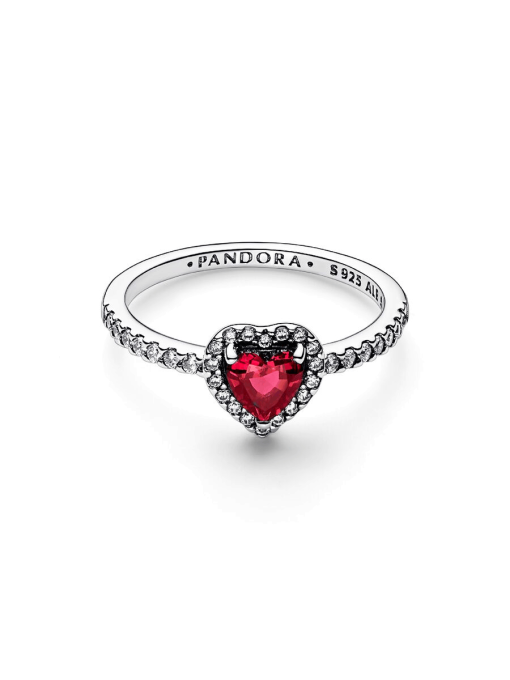 Elevated Red Heart Ring - Image 4