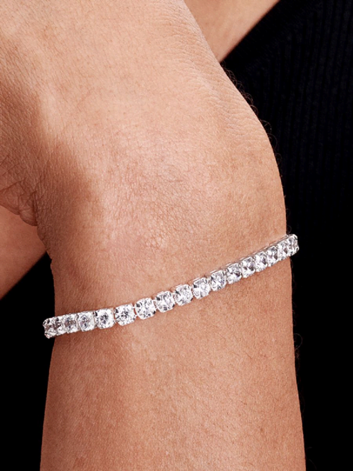 Sparkling Bold Tennis Bracelet - Image 2