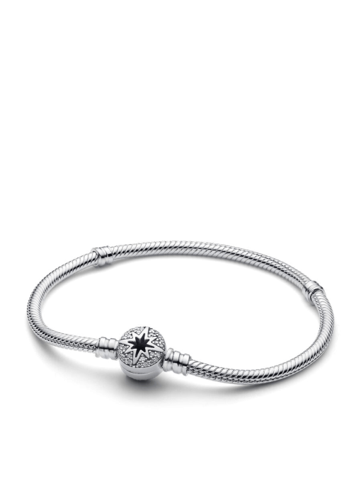 North Star Clasp Snake Chain Bracelet