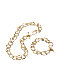 Organically Shaped Link Jewelry Set