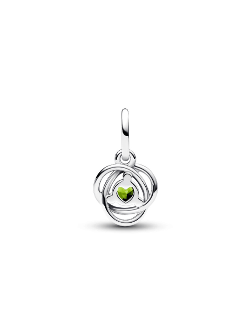 Spring Green Eternity Circle Dangle Charm - Image 5