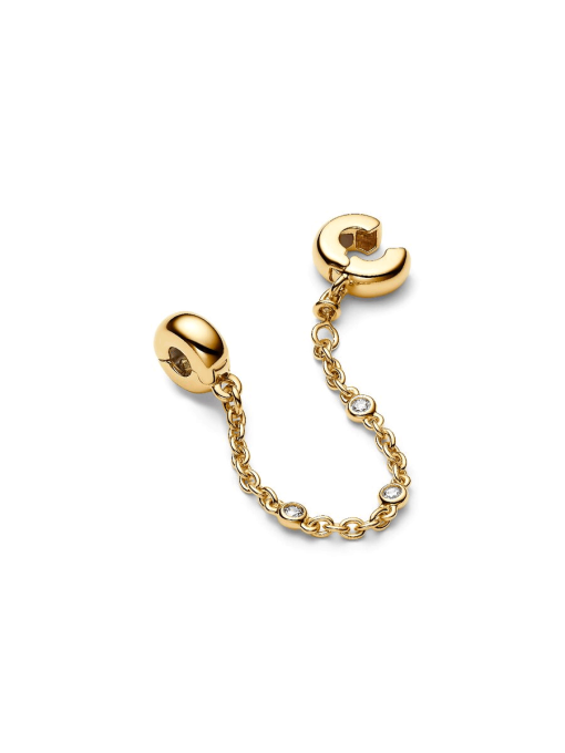 Triple Clear Stone Safety Chain - Image 4