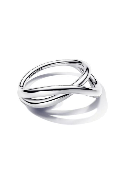 Organically Shaped Infinity Ring - Image 5