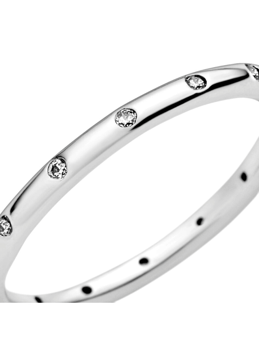 Simple Sparkling Band Ring - Image 7