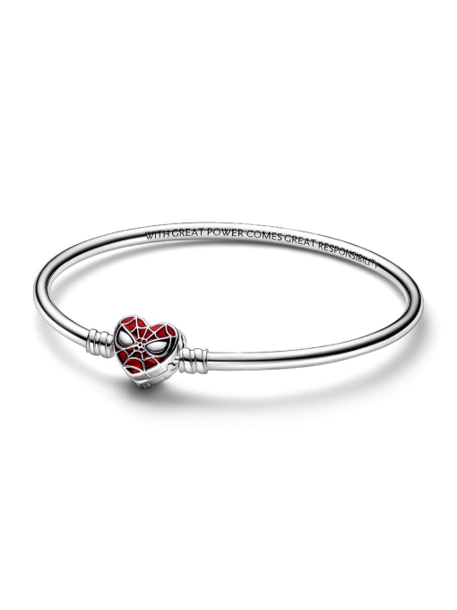 Marvel Spider Man Charm and Bangle Set - Image 4