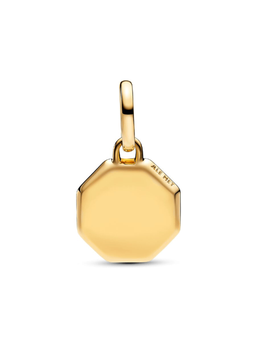 Blue Engravable Mini Medallion Charm - Image 7