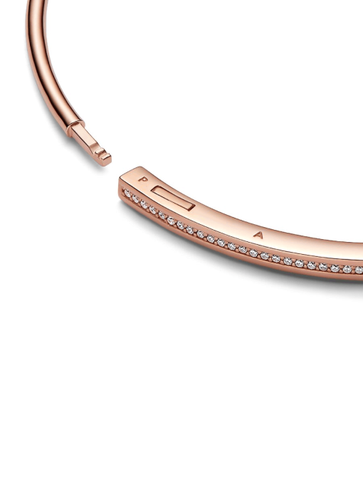 Pandora Signature I-D Pave Bangle - Image 4
