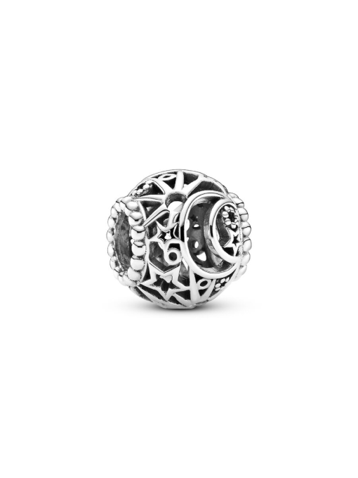 Openwork Sun, Stars & Moon Charm