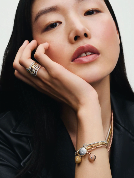 Pandora Moments Studded Chain Necklace - Image 5