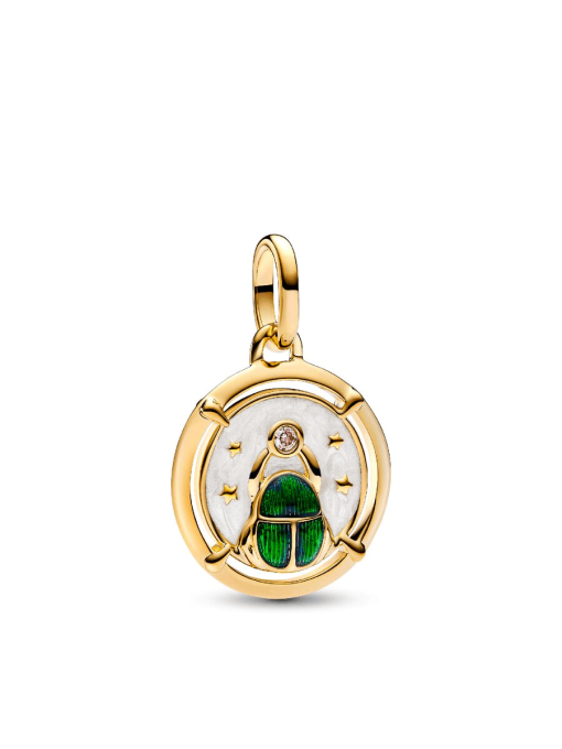Scarab Beetle Medallion Charm - Image 3