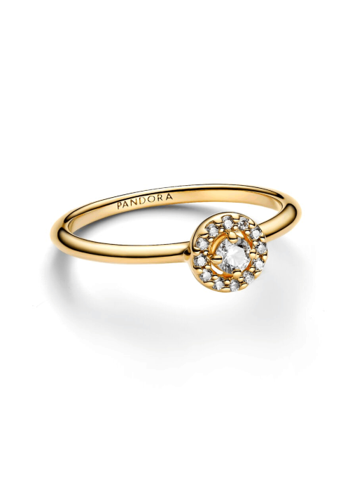 Round Pave Halo Ring - Image 5