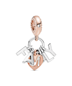 Family Letters Dangle Charm