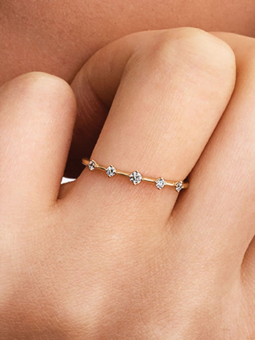 Pandora Era Lab-Grown Diamond Station Ring - Image 2